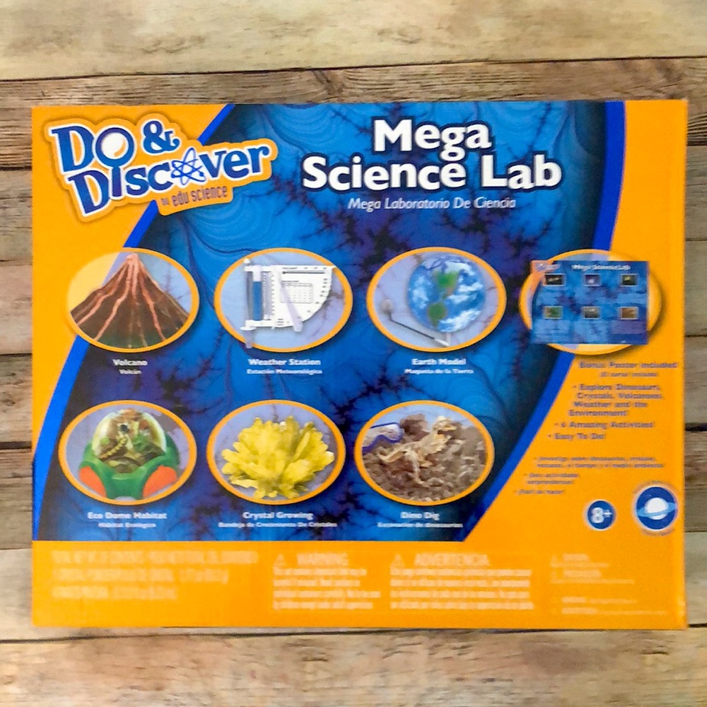 Mega Science Lab, Do & Discover, Multiple Projects In One | For Ages 8+.